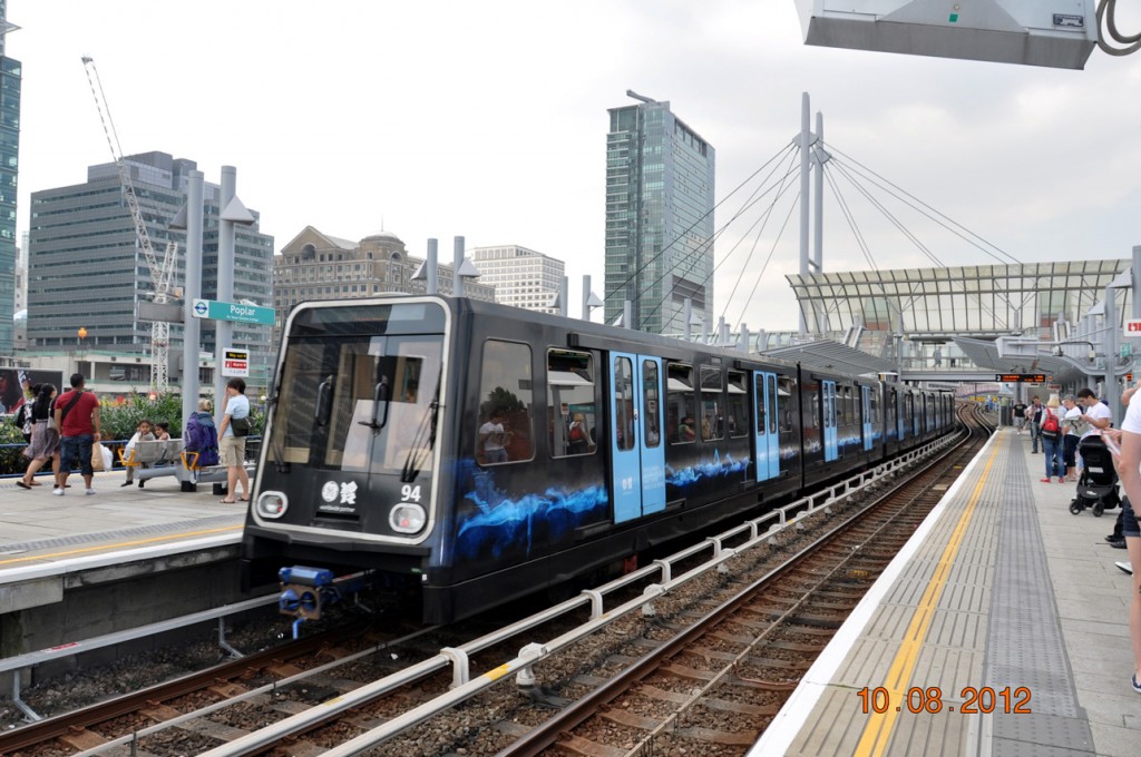 In Pictures DLR Advertising Livery for 63, 74 & 94 British Trams