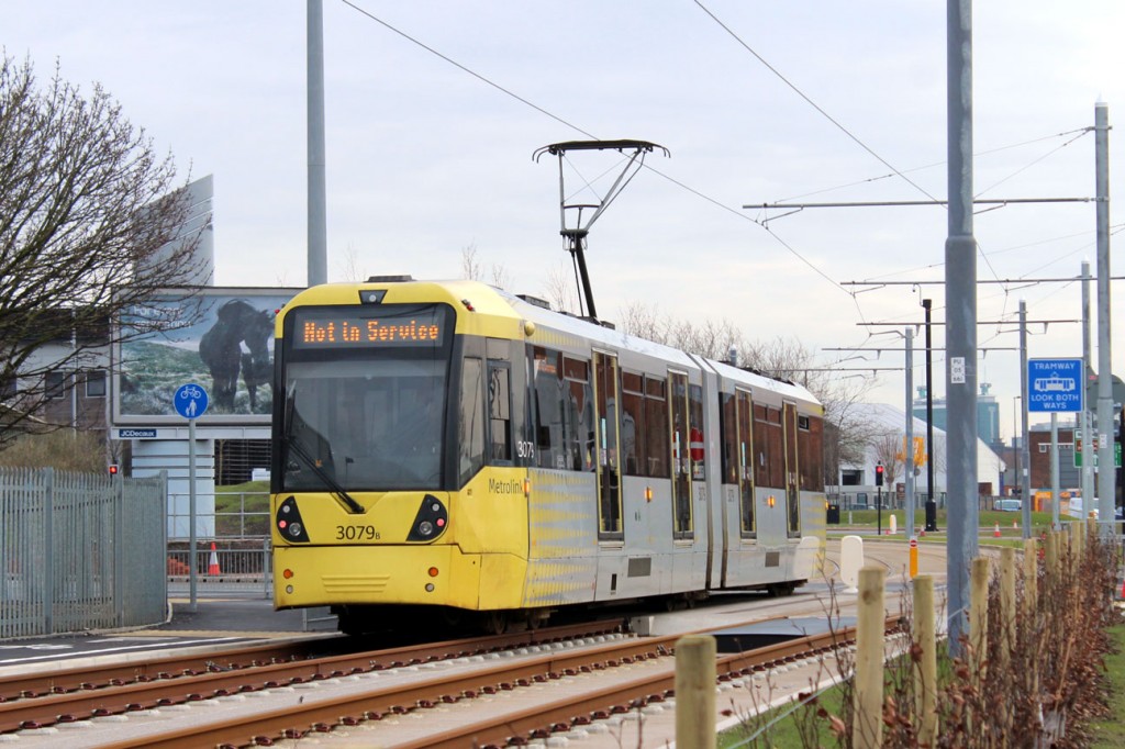In Pictures Driver Training continues on Metrolink’s Trafford Park