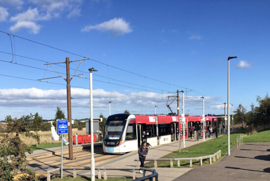 Ingliston Park And Ride To Edinburgh Airport www.britishtramsonline.co.uk