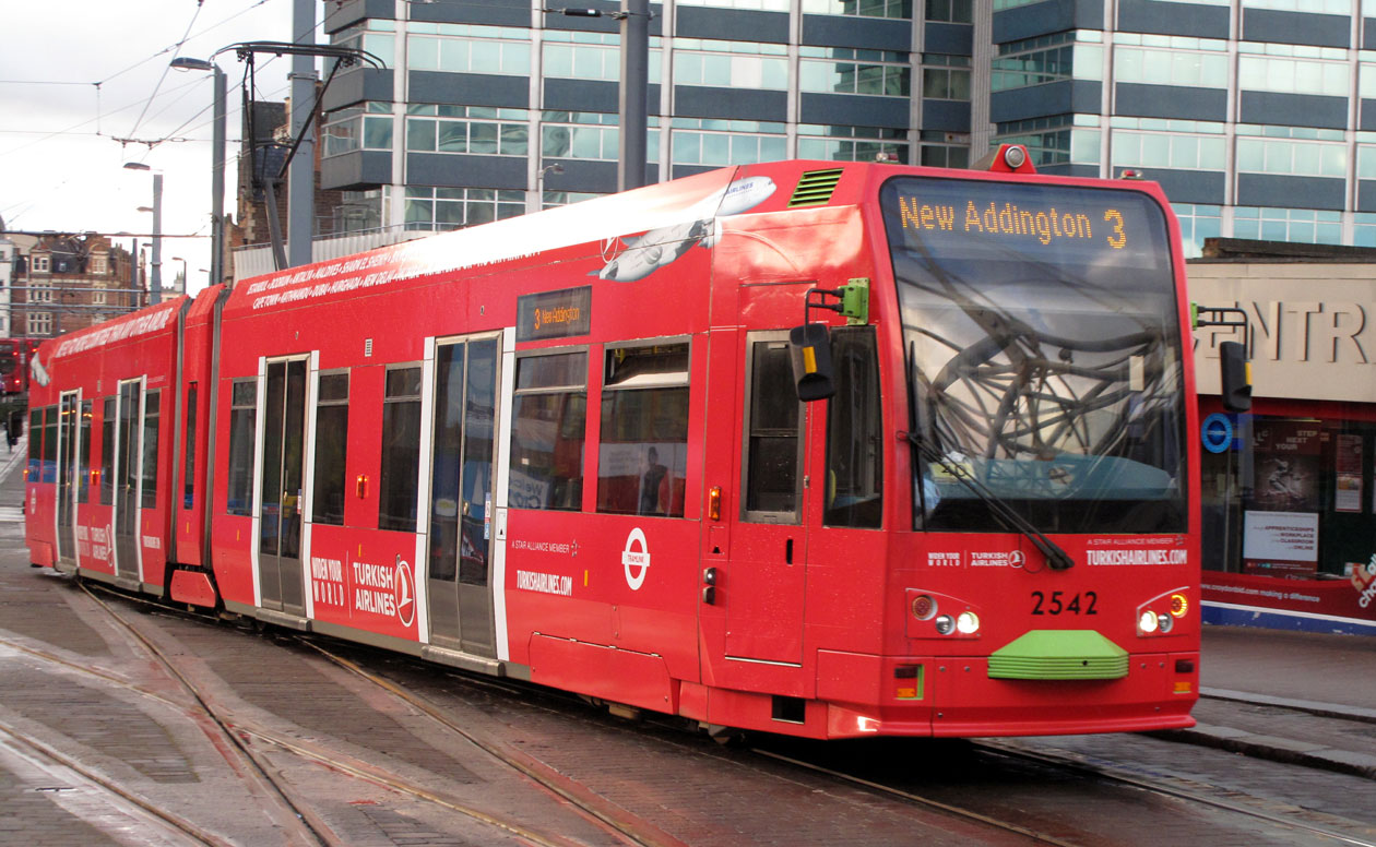 In Pictures London Tramlink 2542 s New Advert Livery British Trams In Pictures London Tramlink 2542 s New Advert Livery British Trams